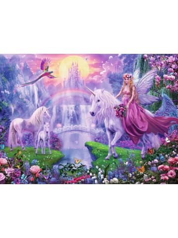 Ravensburger Puzzle 200 Teile Kinderpuzzle 200 XXL Teile - Magische Einhornnacht Ab 8 Jahre in bunt