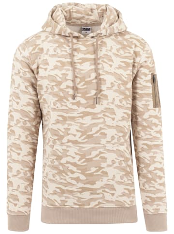 Urban Classics Kapuzenpullover in beige camo