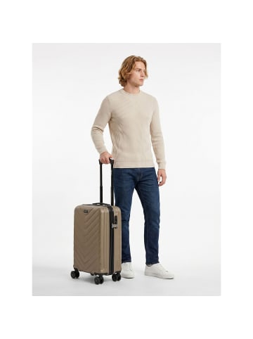 Redolz Essentials 07 CABIN 4 Rollen Kabinentrolley 55 cm champagne 2