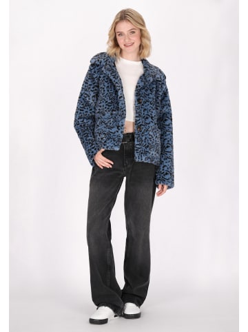 myMo Damen Jacket in Blau Schwarz