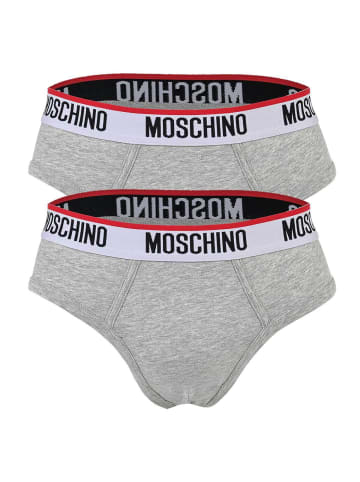 Moschino Slip 2er Pack in Grau