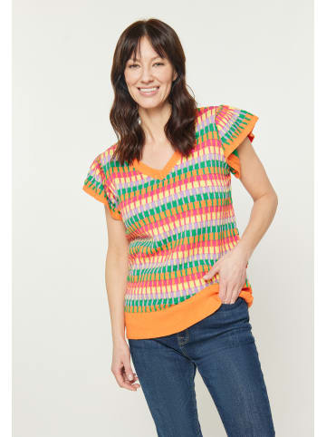 usha BLUE LABEL Women Sweater in multicolour orange