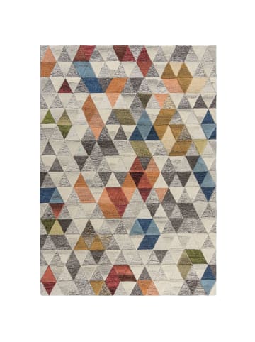 KADIMA DESIGN Moderner Teppich in lebendigen Farben mit rutschfestem Rücken