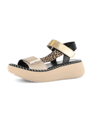 Gabor Plateau Sandaletten in Beige