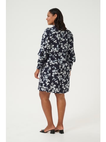 KAFFE curve Kleid KCalicia A-shape in Marine Flower