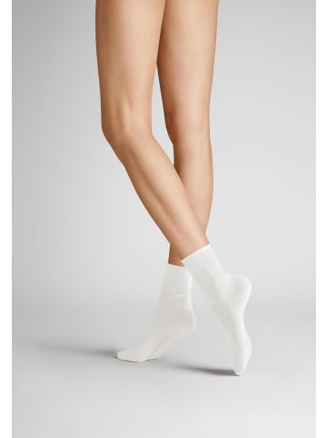 Hudson Socken Only 2-Pack Rollrand in White