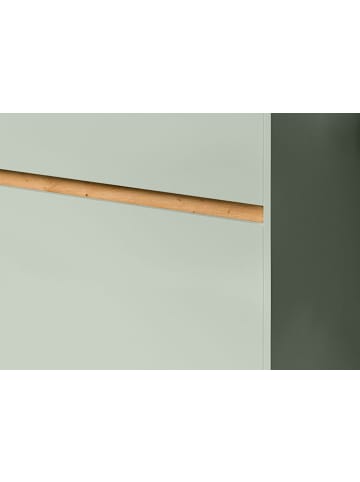 Inn.Furn Garderobe-Set Salbei und Artisan Eiche, Garderobe 4-teilig, 220 x 192 cm