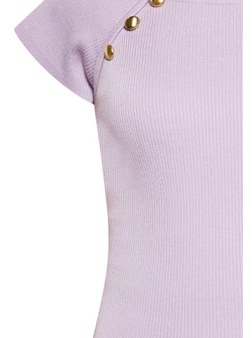 NAEMI Damen Shortsleeve Top in Lavendel