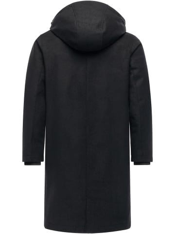 ragwear Wintermantel Isaq Felt YOUMODO in Black