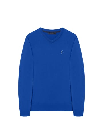 Polo Club Pullover in Royal Blau