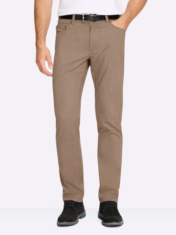 C. Brühl Hose in braun-meliert