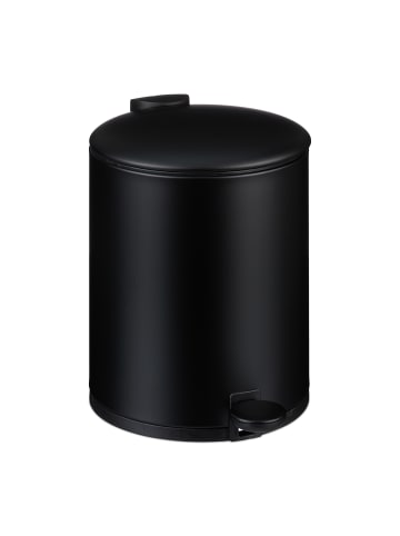 relaxdays Kosmetikeimer in Schwarz - 5 Liter