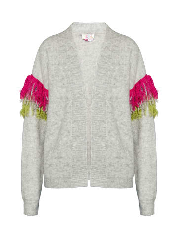 IZIA Damen Cardigan in Grau Melange