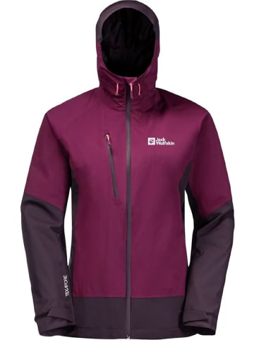 Jack Wolfskin Funktions-Regenjacke EAGLE PEAK in Lila