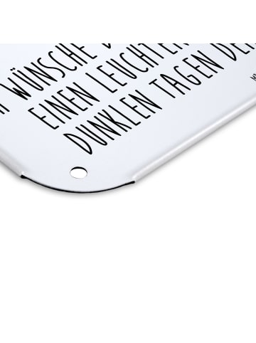 Mr. & Mrs. Panda Retro Blechschild Winterzeit Heilige drei König... in Weiß