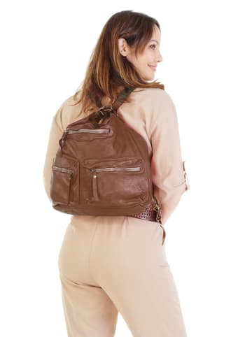 Samantha Look Shopper echt Leder in cognac