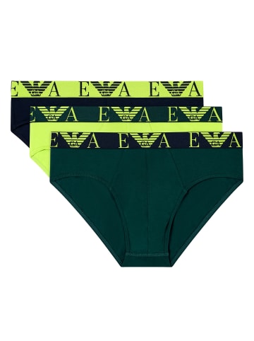 Emporio Armani 3er Pack Brief in Mehrfarbig