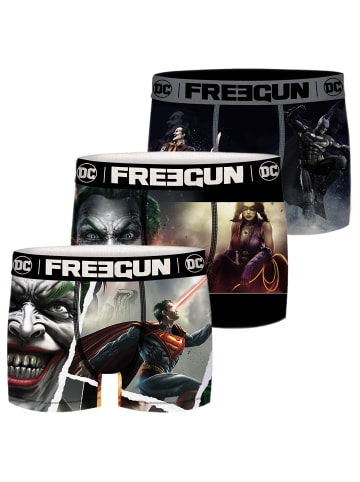 Freegun Trunk Freegun Comic Jungen Boxershorts 3er Pack in Mehrfarbig