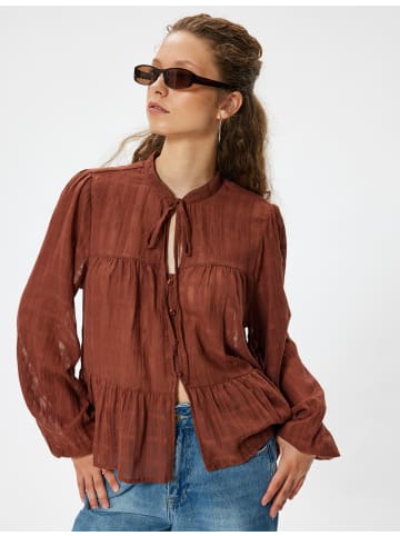 KOTON Bluse in Braun