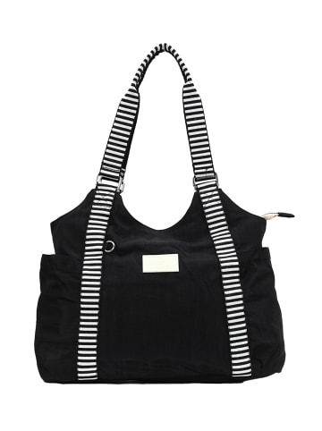 Mindesa Damen Umhängetasche in Schwarz Mehrfarbig