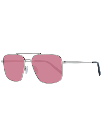 Serengeti Männer Sonnenbrille Flieger Silber