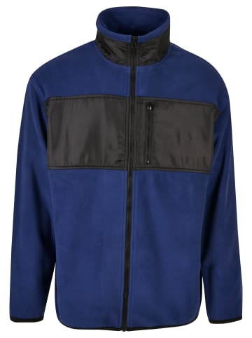 Urban Classics Urban Classics Herren Patched Micro Fleece Jacket in spaceblue
