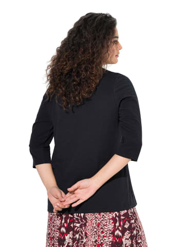 Ulla Popken Shirt in schwarz
