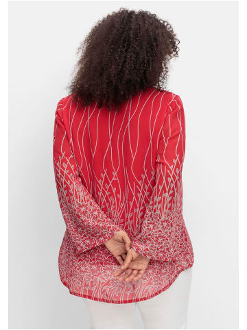 sheego by Joe Browns Tunika in rot gemustert