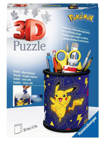 Ravensburger Konstruktionsspiel Puzzle 54 Teile 3D Puzzle Stiftehalter Pokémon 6-99 Jahre in bunt