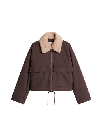 Marc O'Polo DENIM Canvasjacke regular in Espresso Brown