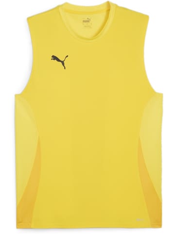 Puma Sportshirt "TeamGoal Sleeveless Jersey" in Gelb