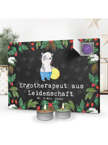 Mr. & Mrs. Panda adventskalender kerzen Ergotherapeut Leidenscha... in Kreidetafel