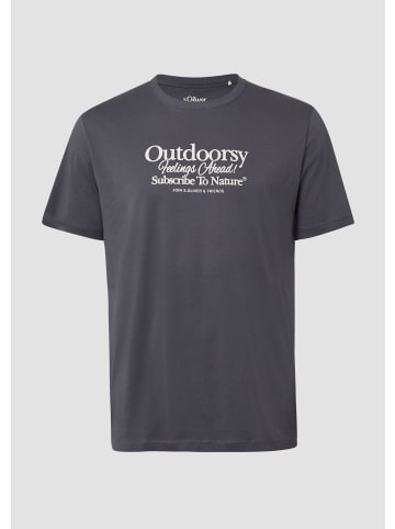 s.Oliver T-Shirt in 95D2_schiefergrau