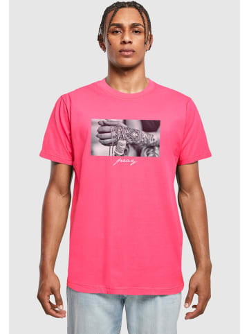 Mister Tee T-Shirts in hibiskus pink