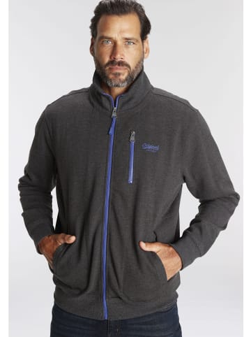 Man's World Sweatjacke in anthrazit-melange