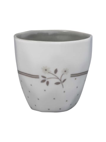 Greengate MINI Latte Cup ELEMENTS EILEEN Weiß Grau
