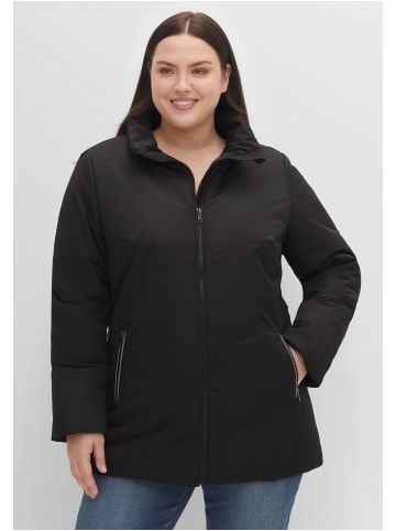 sheego Steppjacke in schwarz