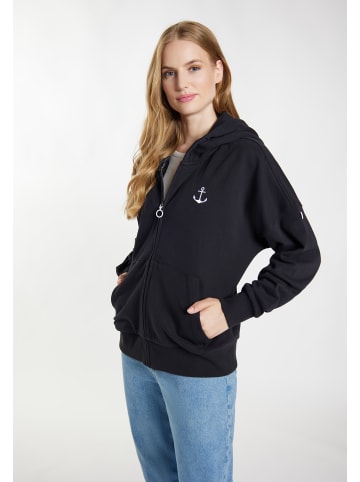 DreiMaster Damen Kapuzenjacke in Schwarz
