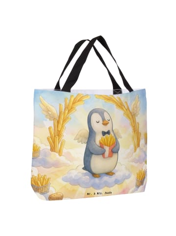 Mr. & Mrs. Panda Beuteltasche Pinguin Engel Pommes Design ohne S... in Weiß