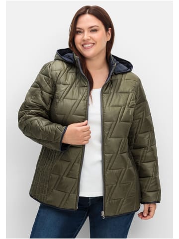 sheego Wendesteppjacke in khaki