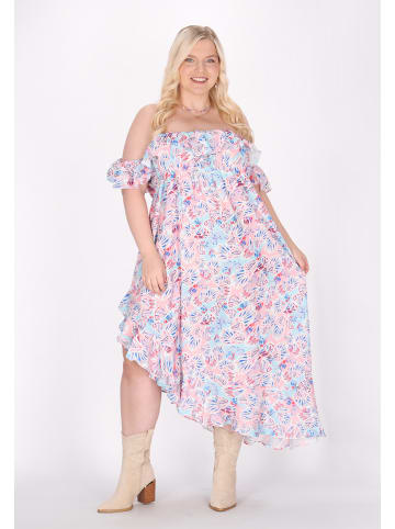 IZIA Women Plus Size Dress in Pink