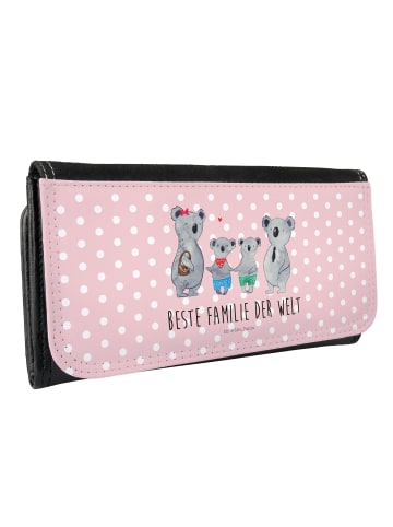 Mr. & Mrs. Panda Frauen Portemonnaie Koala Familie zwei mit Spruch in Rot Pastell