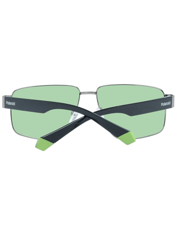 Polaroid Unisex Sonnenbrille Rechtwinklig Silber