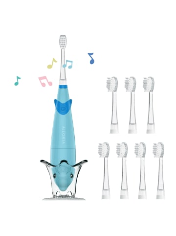 Ailoria BUBBLE BRUSH Kinder-Schallzahnbürste in blau