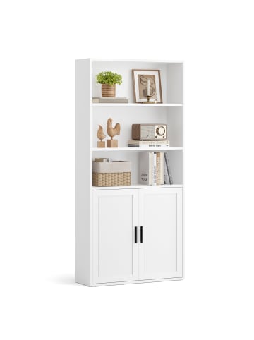 VASAGLE Bücherregal Custos in Weiß - (B)24 x (H)145.9 x (T)60 cm