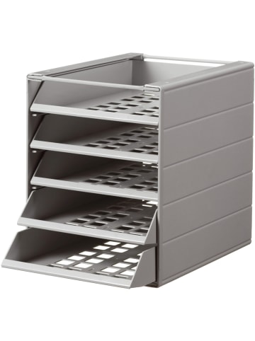 Durable Schubladenbox Idealbox Basic 5 5 Fächer grau