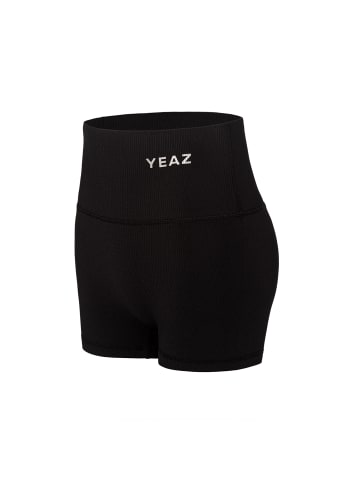 YEAZ CLUB LEVEL shape shorts in schwarz