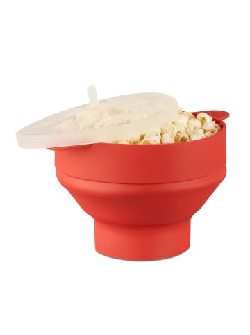 relaxdays Popcorn Maker in Rot