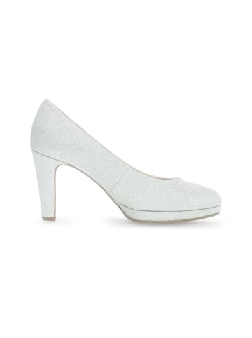 Gabor Plateau Pumps in silber