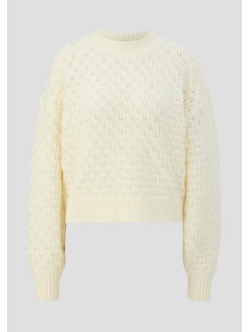 QS Strickpullover in 0700_natur